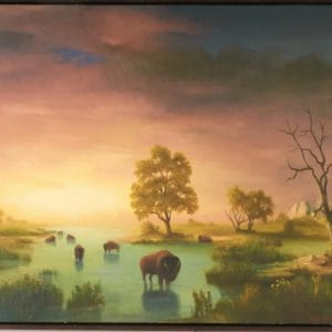 SILHOUTTE OF THE PLATT RIVER VALLEY